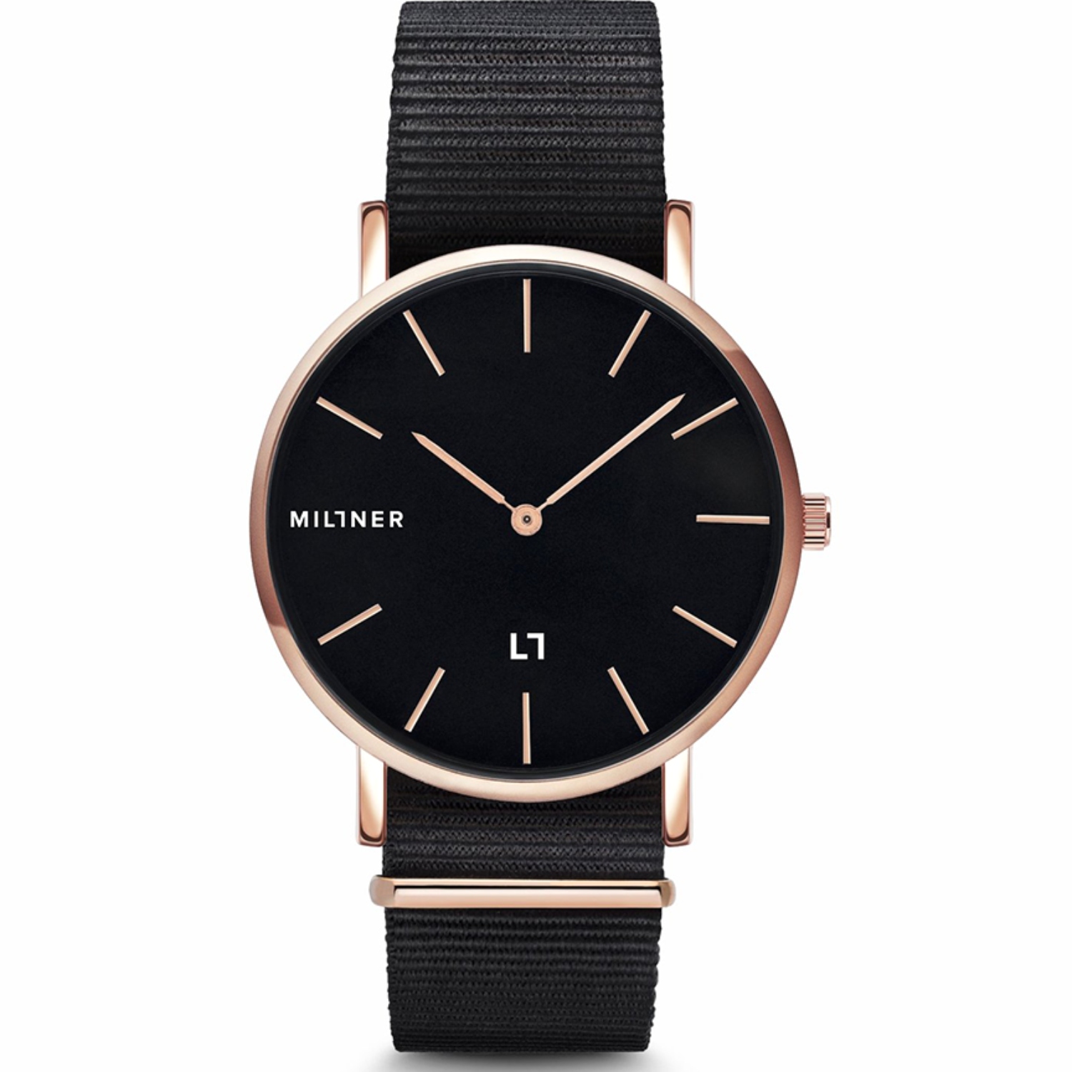 Millner Uhr Hallfield S Black Fabbric